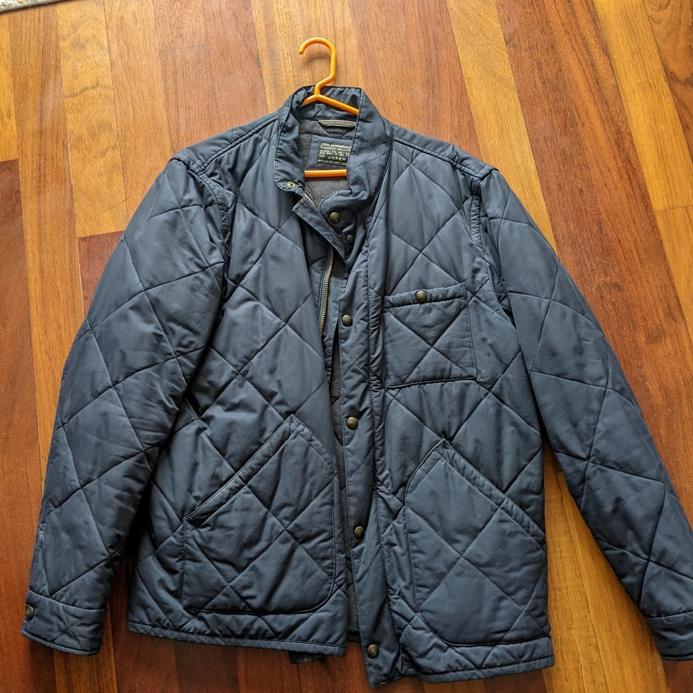 Men's J Crew Quilted Jacket Large